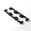 Horizontal Octagonal Tube Clamp Anodized Black Low Price